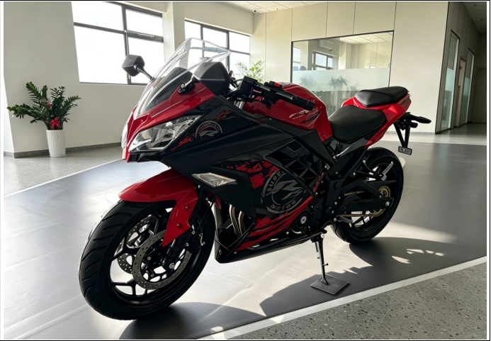 fuel-powered two-wheeled motorcycles